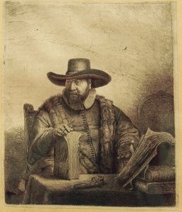 Ritratto di Cornelis Claesz Anslo da Rembrandt van Rijn